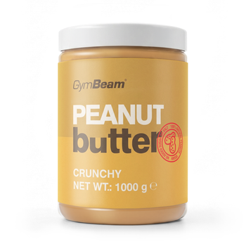 Арахісова паста 1000 г хрусткий - GymBeam Food