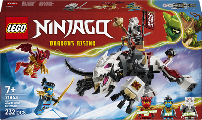 Конструктор LEGO Ninjago Зільвар і дракон Гримтак 232 деталі (71863)