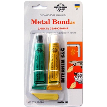 Эпоксидный клей Metal Bond двухкомпонентный 2*28г