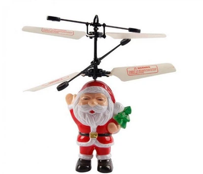Літаюча іграшка Flying Santa літаючий Дід Мороз Cанта Клаус 80122564