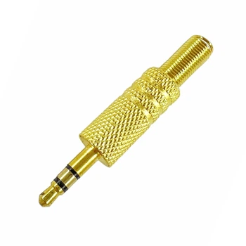 Штекер JACK 3,5 стерео GOLD