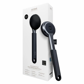 Ультразвукова щітка для всього тіла GESKE Sonic Full-Body Brush & Intensive Exfoliator 8в1 чорна