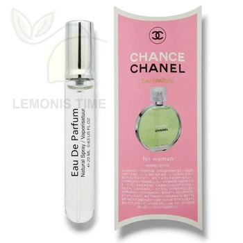 Женская парфюмированная вода No Brand (версия Chanel Chance Eau Fraiche, 20 ml