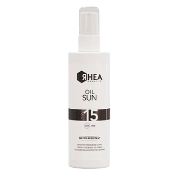 Защитный масляный спрей для тела с SPF15 Rhea Cosmetics OilSun SPF15 Protective body oil spray 200 мл