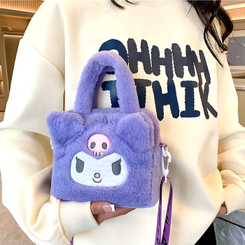 Маленька плюшева сумочка Куромі Kuromi. Дитяча сумка Hello Kitty. My melody.