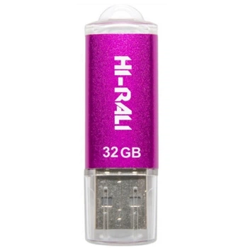 Флеш-накопитель USB 32GB Hi-Rali Rocket Series Violet (HI-32GBVCVI)