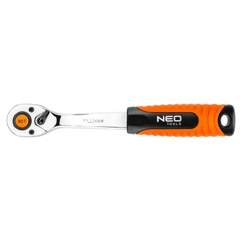 Ключ-тріскачка NEO Tools (1/4", 90 зубців) з реверсом (27007)