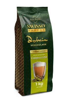 Капучино Swisso Cappuccino Schokolade in Dubai-Style зі смаком Дубайський шоколад 1 кг