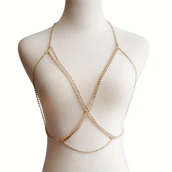 Гартера-ланцюжок на груди Etosell BB16655/02 One Size Золото