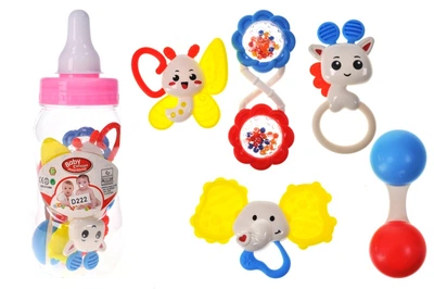 Набір брязкалець YG Toys 5 штук в колбі D222