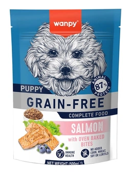 Сухой беззерновой корм Wanpy Puppy Grain Free Salmon для щенков с лососем 500 г
