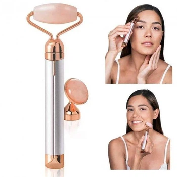 Массажер для лица Flawless Contour, электрический ролик, кварцевый, 2 насадки