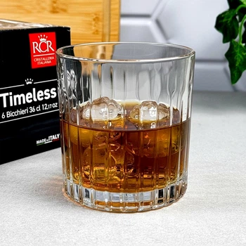 Стаканы 360 мл 6 шт DOF хрусталь RCR Timeless