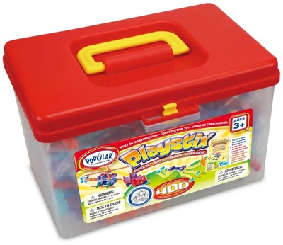Klocki konstrukcyjne MalBlo Playstix Super Set 400 elementów POP 90004 (755828900048)