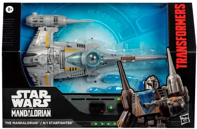 Figurka z akcesoriami Hasbro Transformers Star Wars The Mandalorian N-1 Starfighter 19 cm (G0098) (5010996257277)