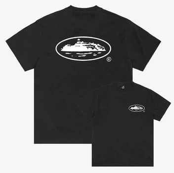 Футболка Vans Corteiz OG Alcatraz черная с принтом острова и логотипом унисекс хлопковая оверсайз L Чорна (2602708494)