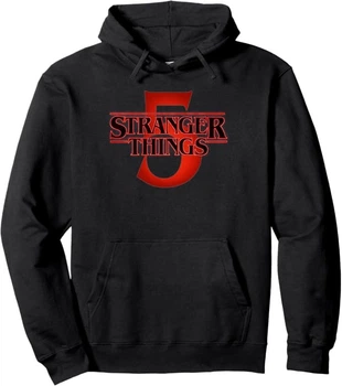 Худі Fruit of the Loom Stranger Things 5 season Чорне (2846772686)