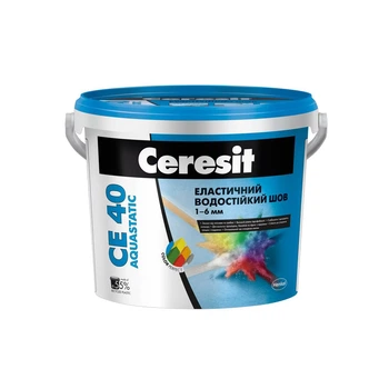 Фуга Ceresit CE 40 Aquastatic Eko эластичная жасмин 40 2 кг