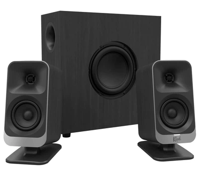 Акустическая система Klipsch 2.1 ProMedia Lumina Gaming Audio System with Subwoofer and LED Lighting Effects Black (1080091)