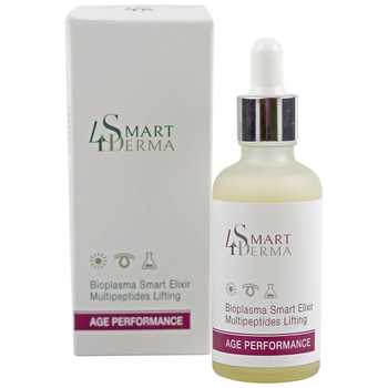 Smart4Derma Интеллектуальная сыворотка-эликсир «БИОПЛАЗМА» BIOPLASMA SMART ELIXIR MULTIPEPTIDES LIFTING 50мл