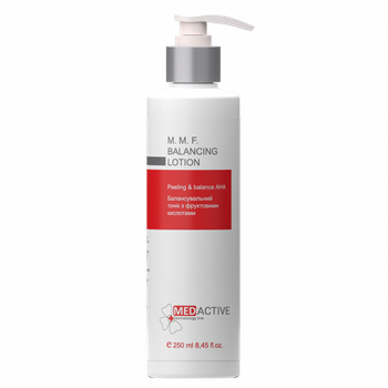 Балансирующий тоник с фруктовыми кислотами Medactive М.M.F. BALANCING LOTION peeling & balance АНА,250мл
