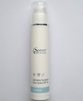 Ультра увлажняющий защитный крем SPF 50 с маслом каннабиса Smart4Derma Aquagen Cannabia Sunblock Ultra Hydra SPF 50 150 мл