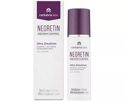 Эмульсия осветляющая Cantabria Neoretin Discrom Control Ultra Emulsion Despigmentante, 30 ml