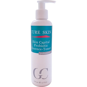 Пробіотична відновлювальна есенція-тонер для зміцнення шкіри Cure Skin Probiotic Essence-Toner Skin Capital 200 мл