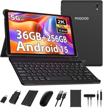 Планшет 10.4" Full HD PIXGOOD M258 12+24/256Gb 8 ядер Android 15 8000mAh Черный - Уценка
