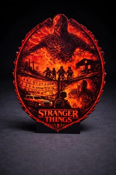 Світильник-нічник Stranger things за мотивами серіалу дивовижні дива. Aivory