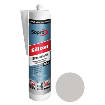 Силиконовый герметик Sopro Silicon 036 серебристо-серого цвета (№17) 310 мл