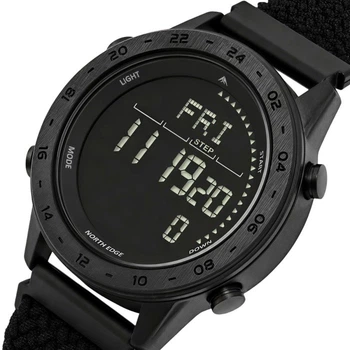 Мужские часы North Edge Tank3 Nylon Power 5BAR 2 ремешка