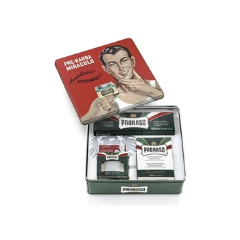 Подарочный набор Proraso Vintage Selection Gino для бритья, 3 предмета