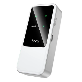 4G Портативний Wi-Fi роутер HOCO HI42 Mobile portable (WiFi 6, 2.4g, 4000mAh, 8 часов) White