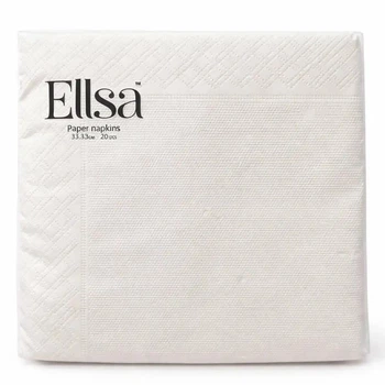 Серветки для столу Ellsa 33*33см 20шт Білі