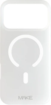Чохол для смартфона MAKE Silicone Aura Magnet для Apple iPhone 17 Pro Clear (MCLAM-AI17P)
