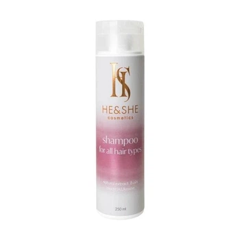 Універсальний шампунь для всіх типів волосся HE&SHE Cosmetics Shampoo For All Hair Types 250 мл