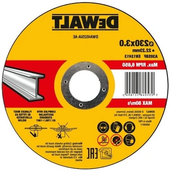 Диск отрезной DeWalt High Performance по металлу 230х3х22.23 мм (DWA4525IA)