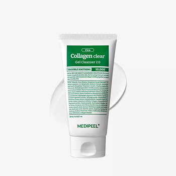 Гель для вмивання Medi Peel Green Cica Collagen Clear Gel Cleanser 2.0 із CICA-комплексом 120 мл