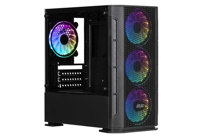 Корпус для компьютера 2E GAMING Calleo GB700 Mini Tower mini-ITX/micro-ATX без БП Черный (2E-GB700)