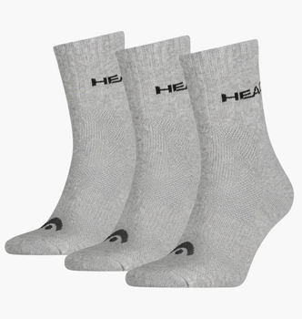 Носки HEAD Short Crew (3 шт) Grey 701213457-400 35-38