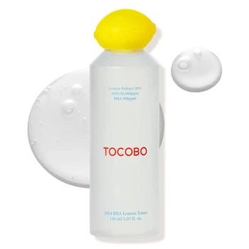 Відлущувальний тонер з екстрактом лимона та AHA і BHA кислотами TOCOBO AHA BHA Lemon Toner, 150 мл