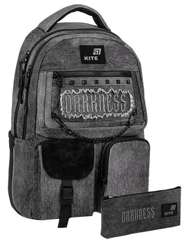 Рюкзак шкільний + пенал Kite Education teens Darkness K26-2587M-5