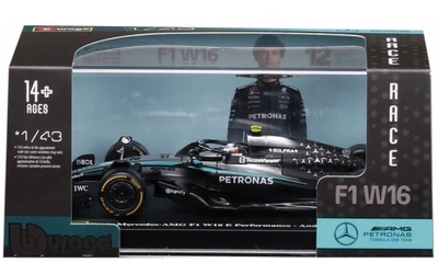 Model kolekcjonerski Bburago Formula Mercedes AMG K.Antonelli 1:43 (4893993019977)