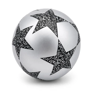 Детский резиновый мяч Звезда Bambi RB20302(Silver) 60 грамм, диаметр 18 см