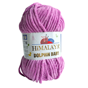 Пряжа Himalaya dolphin baby № 80356 лиловый (филетовый)