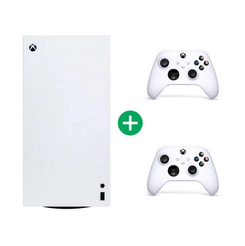 Консоль Microsoft Xbox Series X All-Digital 1TB Robot White + 2 Геймпада Microsoft Xbox Series X/S Wireless + гарантия Б/У