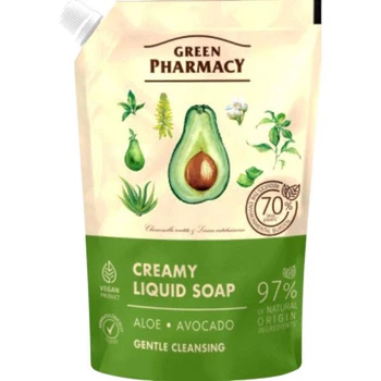 Жидкое мыло "Алоэ и авокадо Green Pharmacy", дой-пак 460 мл - 676907