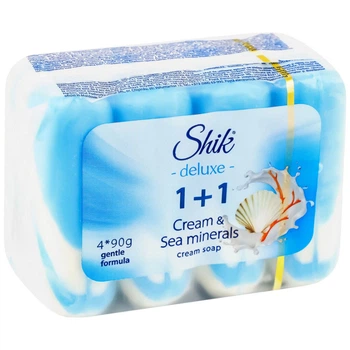 Набір крем-мила туалетного Shik Deluxe 1+1 "Морські мінерали", 90 г - 594173