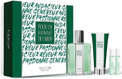 Caron Pour Un Homme de Caron (Туалетная вода 125 мл + Гель для душа 75 мл + le matin Мини edt 5 мл + le soir Мини edt 5 мл) (мужская) туалетная вода 2